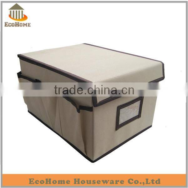 fabric covered storage boxes