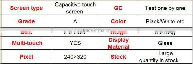 2015 Wholesale Accessories Parts Touch Screen Digitizer for LG P350