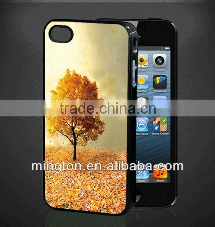 Plastic phone case for iphone 5s /case with 3d flip effect