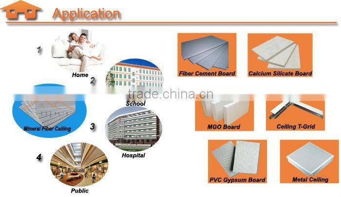 Artistic Ceiling Mineral Fiber Board 16MM
