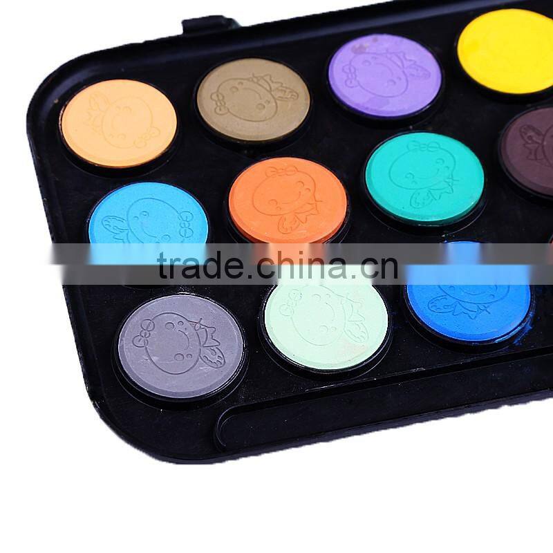 Detail Watercolor Cake Set, 21 Colors Aquarelle Fine Solid Water Color Paints Travel Kit Watercolour Paint Set for Kids Christma