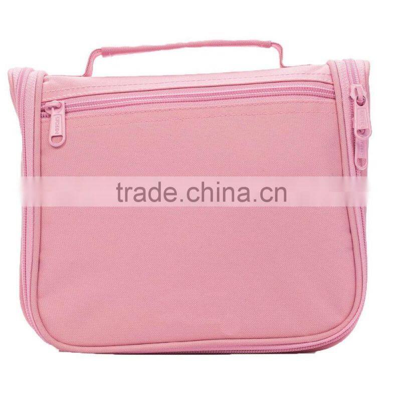 China mesh makeup bag double open