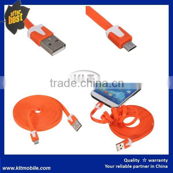 Ultra Thin Micro USB Cable Data Transfer Power Cable Lead