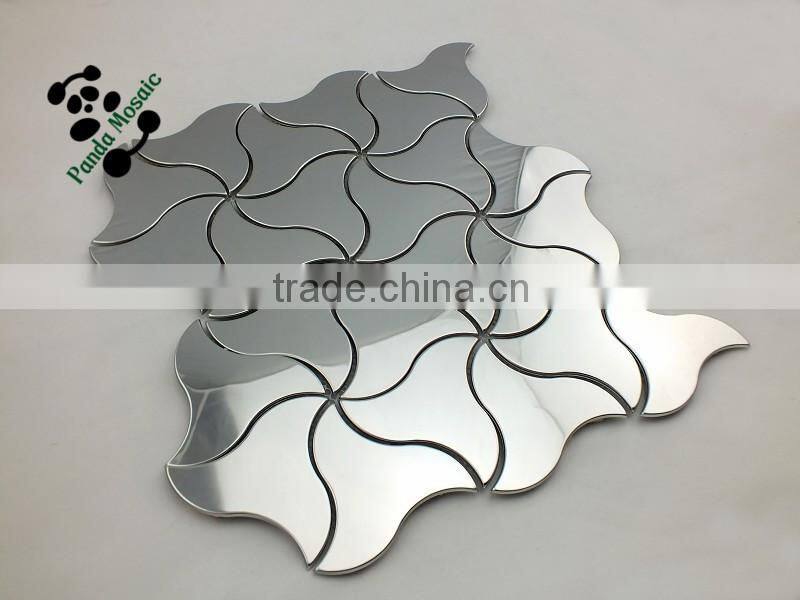 SMT02 Living room wall mosaic Mosaic tile inlay 304 stainless steel mosaics