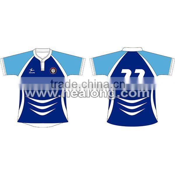 China Custom Sublimation Wholesale Spandex Team Set Rugby Jersey Shirts Unifroms