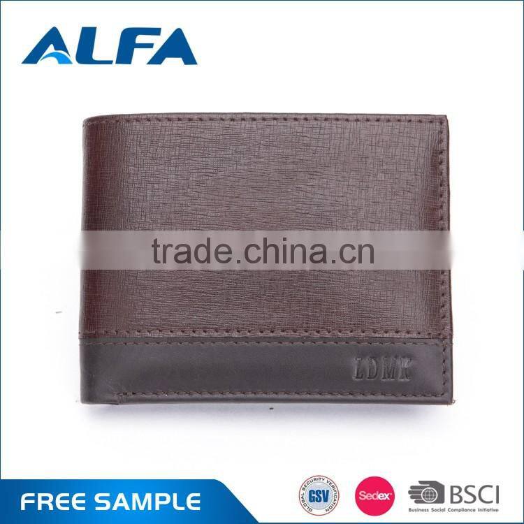 Alfa New Famous Designer Manufacturing Company New Famous Designer Men Genuine Leather Money Clip Wallets