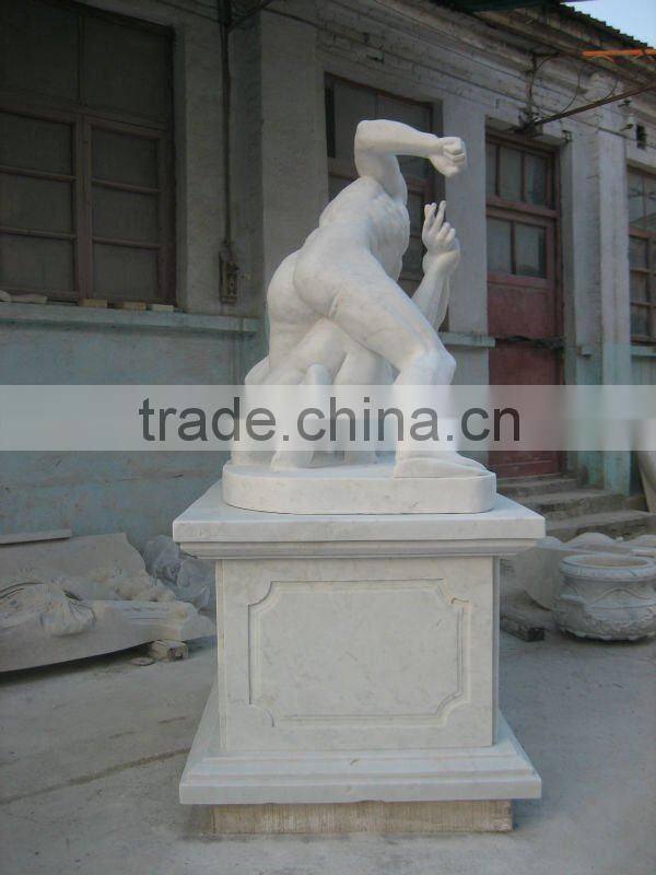 famous white marble cherub and angle statues