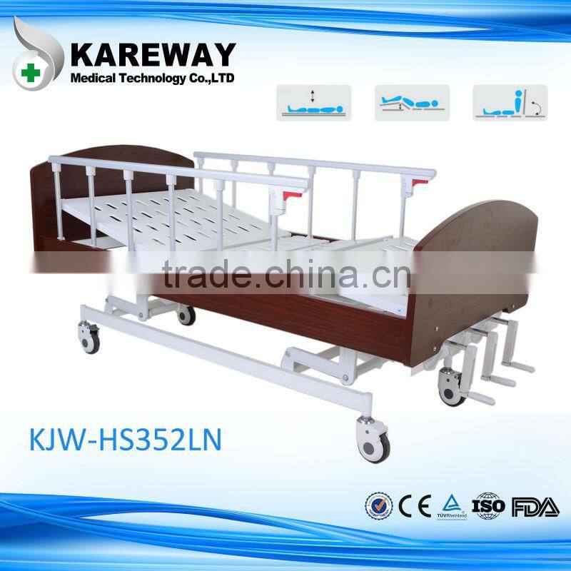 CE high end wooden board cama de hospital bed