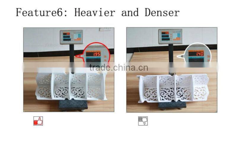 Good quality Patterned DIY Storage Shelf in Wood Plastic