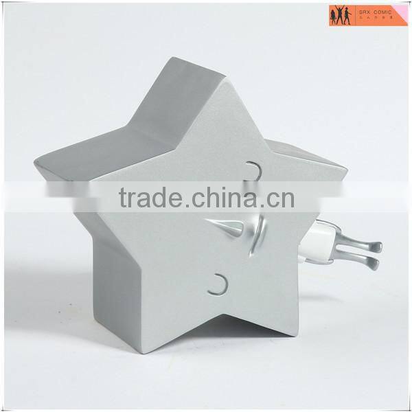 wholesale customized silvery star girl resin figures,promotion gifts custom resin figures,OEM resin figures China manufacturer