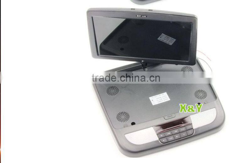 hot sale,15.8 inch car roof mount lcd fold monitor with DVD XY-156DVD