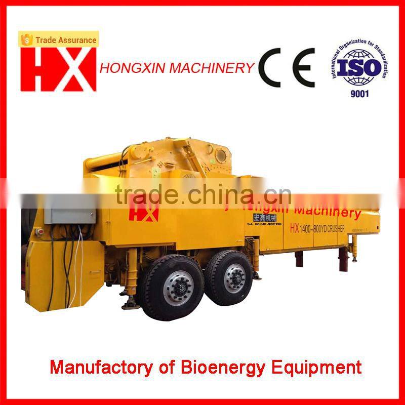 wood log crusher