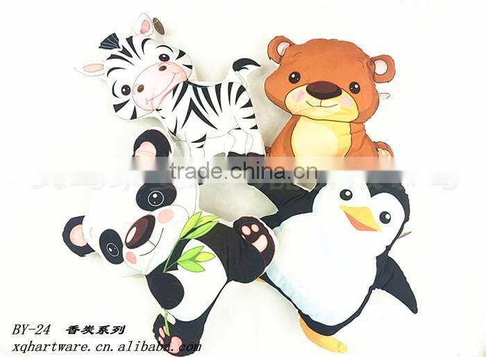 Healthfull Cute Panda Car Freshener , bamboo charcoal deodorizer for car