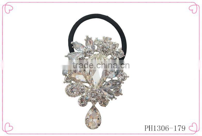 Rhinestone elastic hair bands,hair elastic band,wholesale elastic hair band