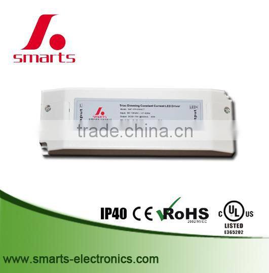 45W 1400ma cc triac dimmable for panel light led driver