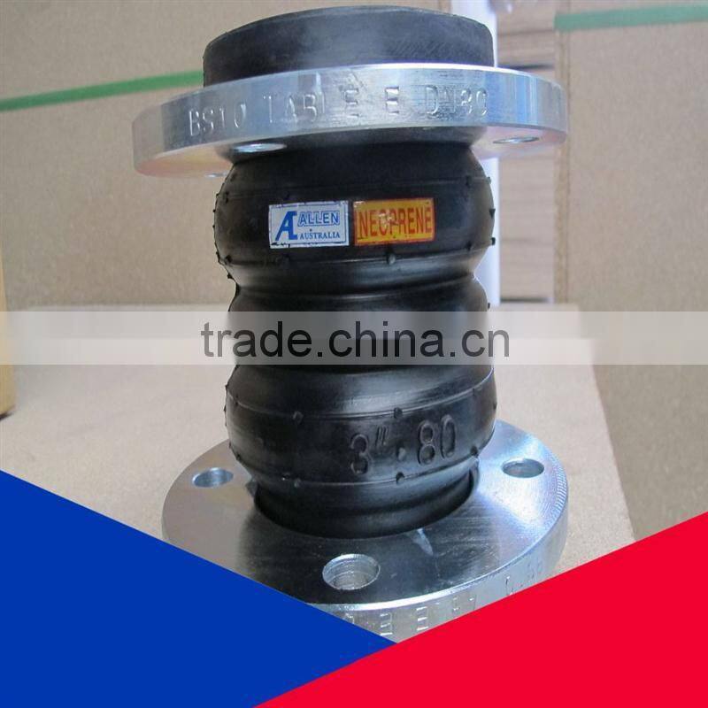 galvanized Double Sphere thread rubber joint High temperature resistant
