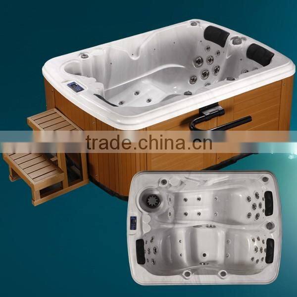 Free standing large whirlpool spa for family use home spa hot tub JY8013