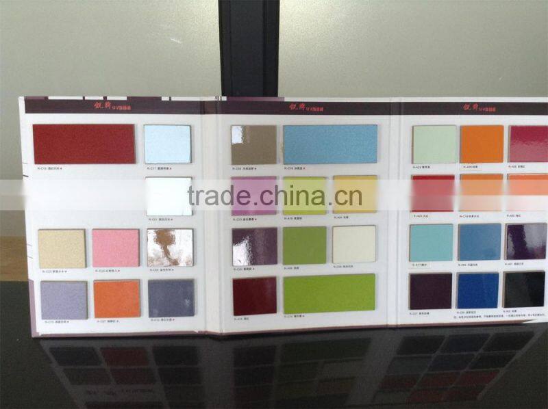 mdf/plywood /particle board decorative panel with high gloss uv coating on surface