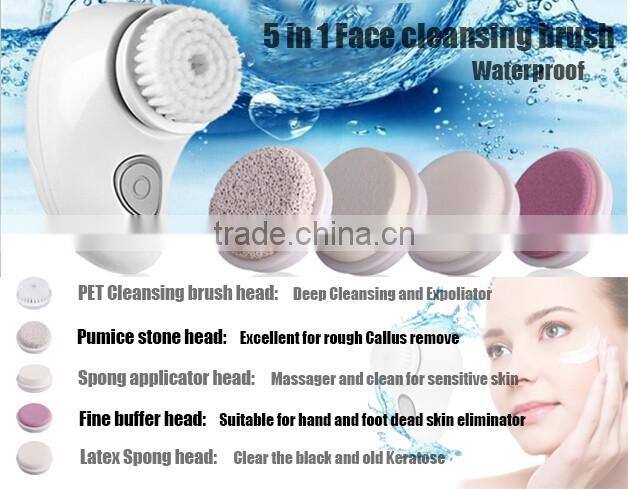 vibrating face massager,5 in 1 beauty care massager