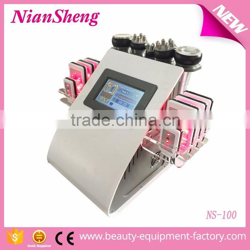 2016 best-selling multifunctional salon use 4d cavitation+rf beauty slimming machine