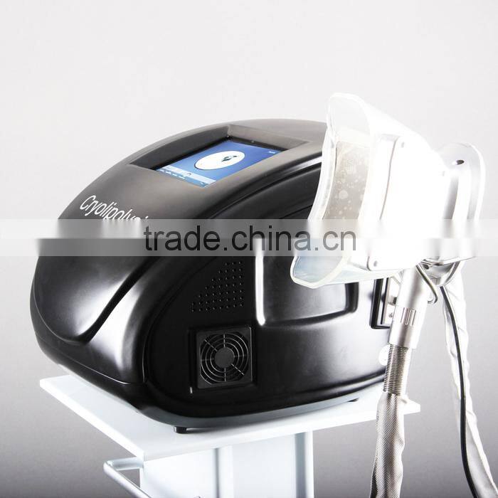 Hot Sale home use cryolypolisis fat loss equipment,lowest temperature to -10,with 3 interchangeable cryo heads for fat burning