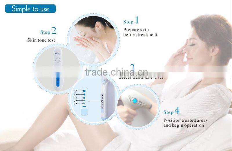 DEESS beauty salon equipment home use ipl permanent hair removal