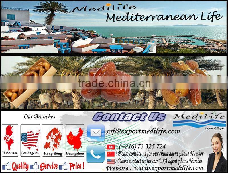 Organic Fresh Branched Dates, Organic Deglet Noor Dates, Organic Tunisian Branched Dates 500Tray