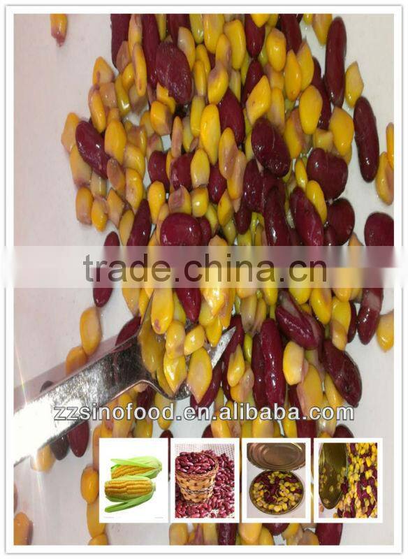 400g Canned Mixed Red Kidney Beans and Sweet Corn Chinese Supplier