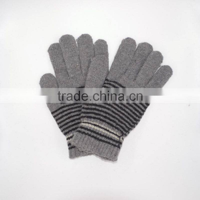 men's extra warm knit gloves