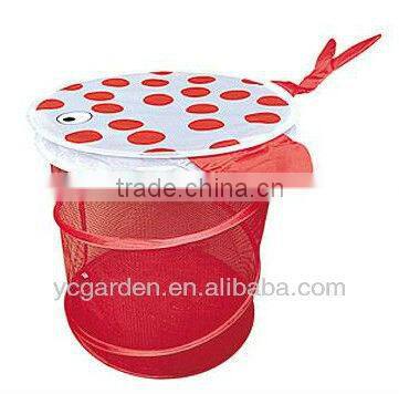 mesh pop up dirty laundry cartoon bag ,PE laundry bag, nelon laundry bag