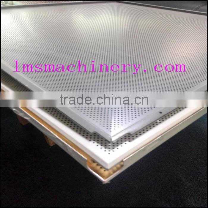 LMS 2017 Hotsale Soundproof office 600*600mm decorative aluminum ceiling forming machine