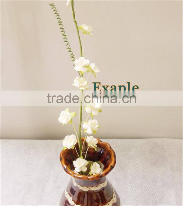 Hebei cake sugar flower decoration paper covered floral stem wire