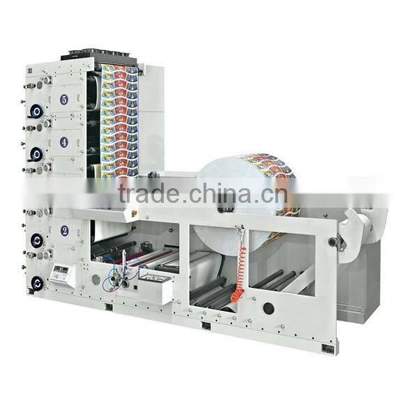 Automatic 5 Color paper cup Flexo printing machine