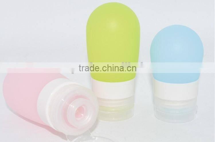 custom silicone cosmetic bottle for traveling use MP4405