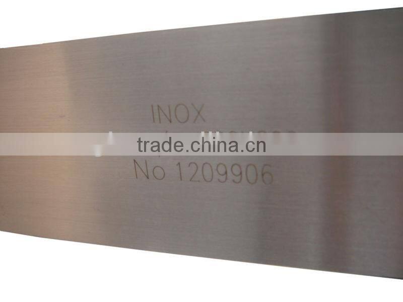 Stainless Steel Flat Edged with Back Square