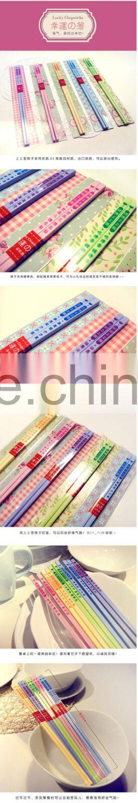 resuable portable wooden chopsticks