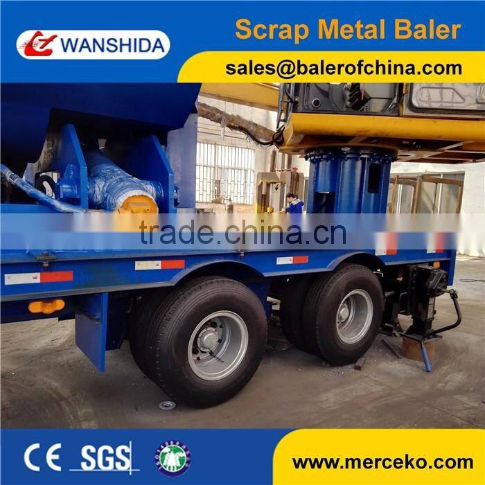 Y83D-3000A Mobile Scrap Metal Baler with Diesel engine power supply