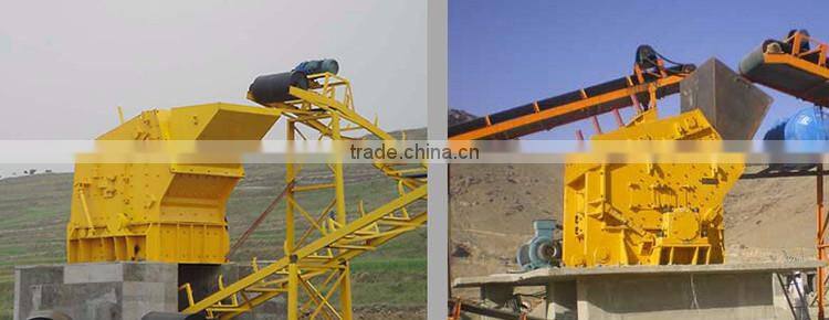 Cube discharging quarry equipment