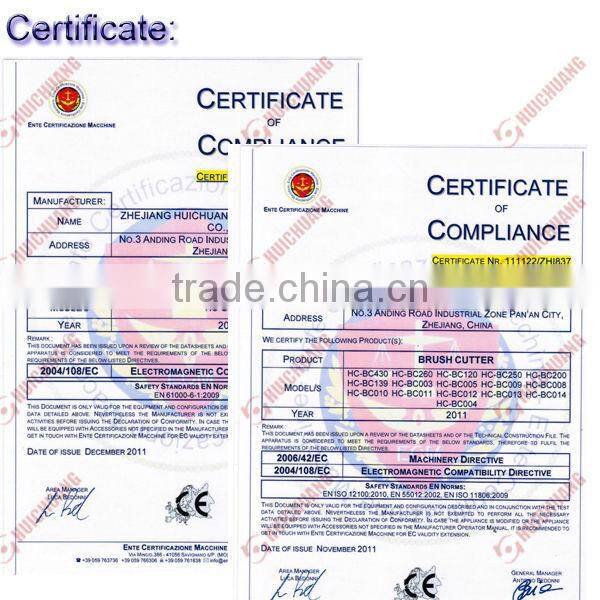 professional pole saw gasoline brush cutter 43CC or 25cc