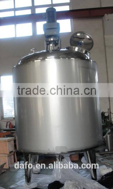 Vertical type Stainless Steel cosmetic mixing tank