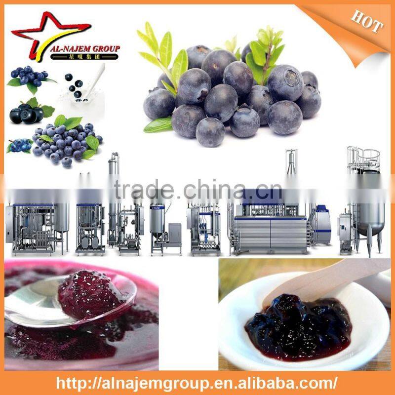 hot hot Full automatic industrial blueberry jam maker machine high viscosity Production Line