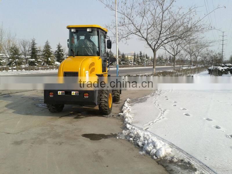 2016 new ZL-15f wheel loader with CE, snow bucket, joystick, cab heater