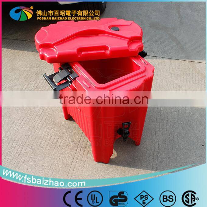 roto molded PE plastic commercial cooler box