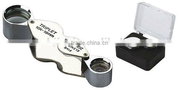 popular jewelry loupe, jewelry triplet loupe