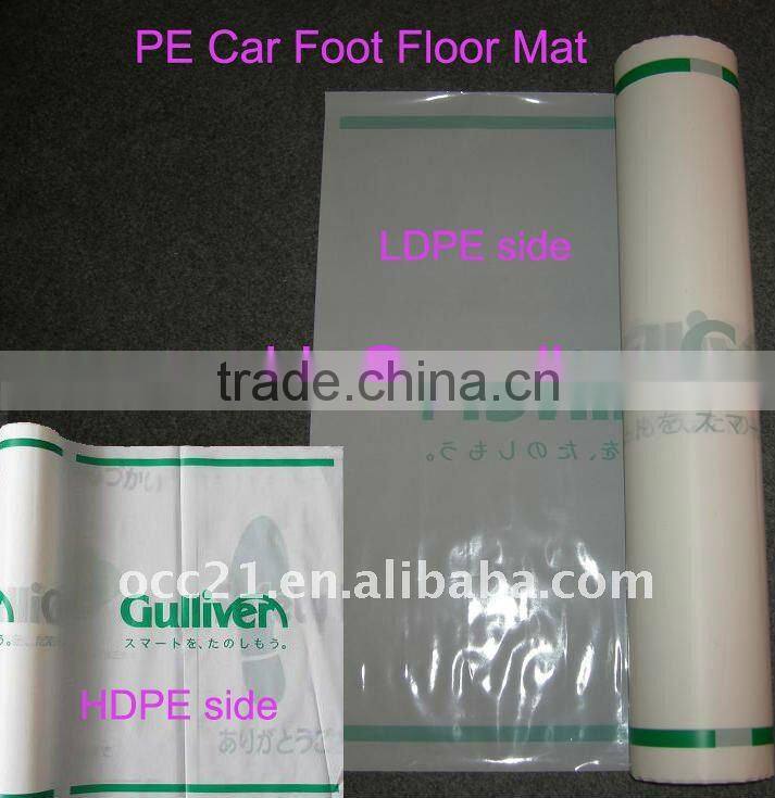 plastic auto rug cover