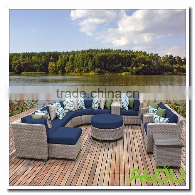 Audu navy rattan Minnesota outdoor furniture aldi
