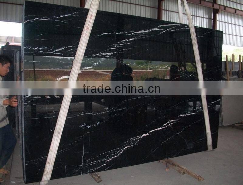 good price nero marquina marble slabs for countertop
