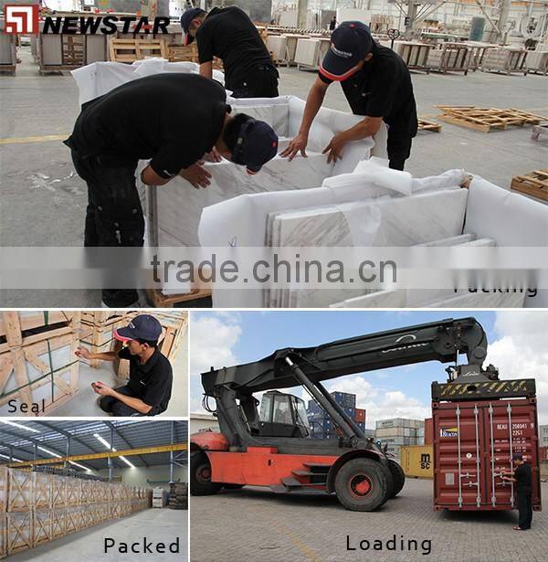 Commercial man made stone white quartz stone single sink bathroom vanity top