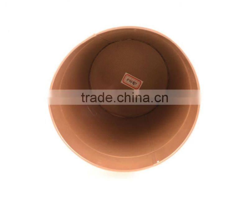 cheap hook gold galvanized metal outdoor decorative tall wholesale planters and pots