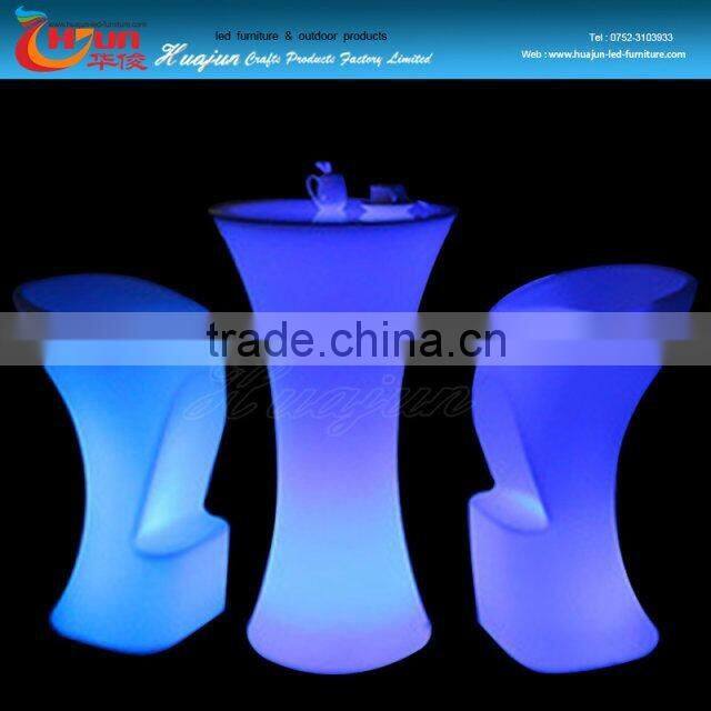 fashionable party luminous led chairs led furniture led table led chairs